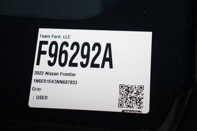 2022 Nissan Frontier Crew Cab SV 4x4